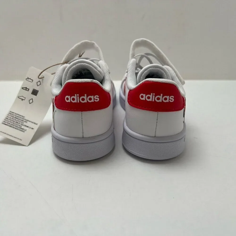 Adidas Disney Shoes Kids Size 10.5K Grand Court MM EL C Minnie Mouse GZ3318
